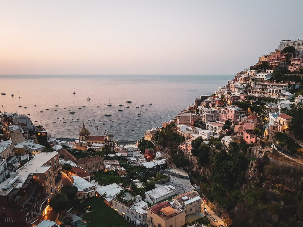 Amalfi Coast at night